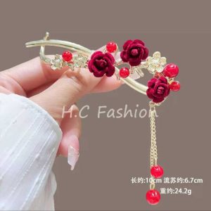 گیره مو شکوفه کد 603