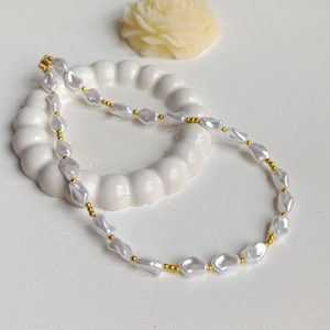 گردنبند مروارید دفرمه کد 287