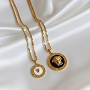گردنبند طرح طلا استیل مدل ورساچه کد293