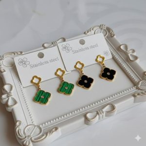 گوشواره طرح طلا استیل مدل لویی ویتون کد467