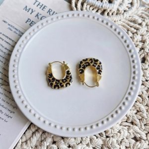 گوشواره فشن مدل پلنگی کد459